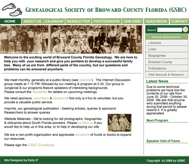 Genealogical Society of Broward County